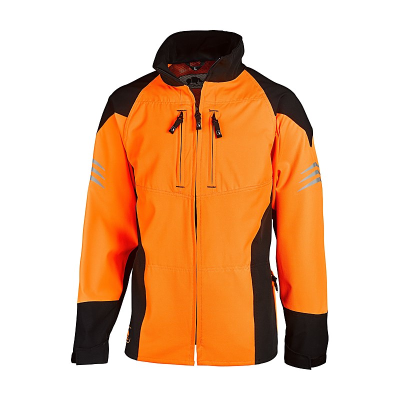 SIP Protection Forstjacke Shinobi, leuchtorange-schwarz, Größe XXL