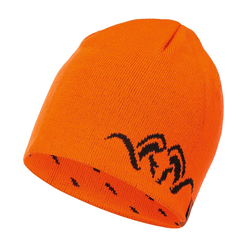 Blaser Wende-Strickmütze Argali, orange, Größe one size