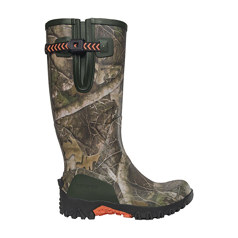 Viking Jagd-Gummistiefel Trophy Camo High, camouflage, Größe 47