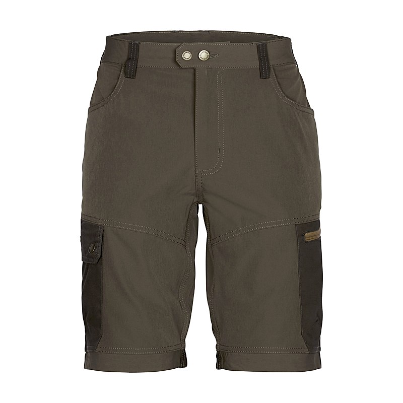 Pinewood Shorts Finnveden Trail Hybrid, earth brown-d.olive, Größe 54