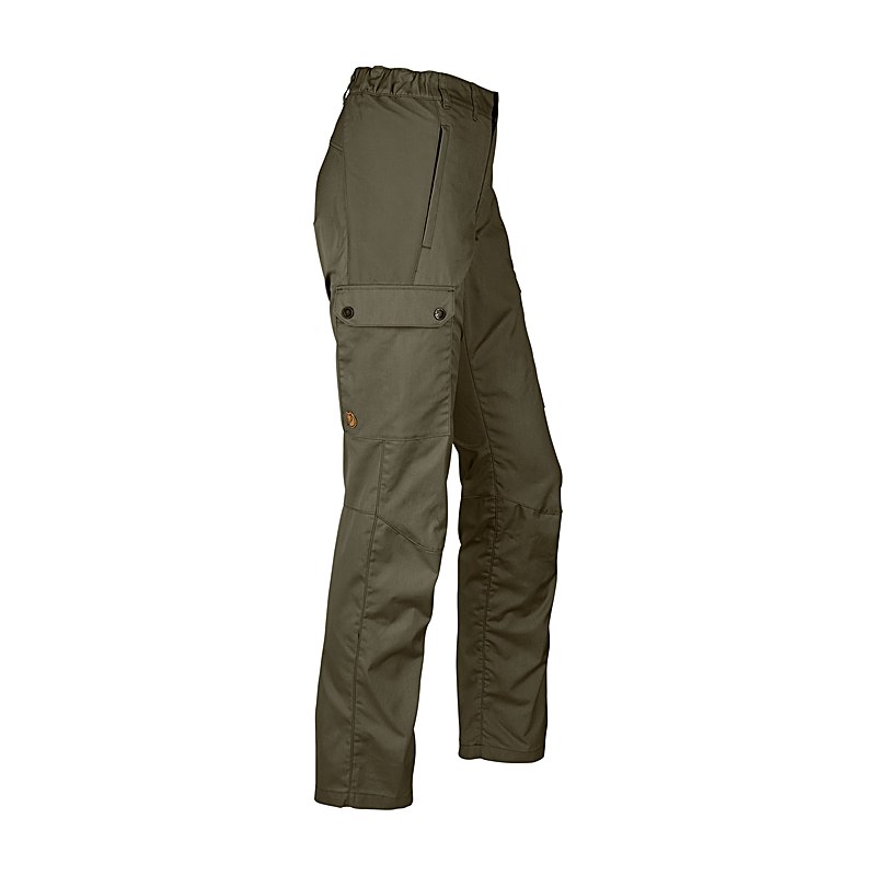 Fjällräven Damenhose Stina Regular, dark olive, Größe 48
