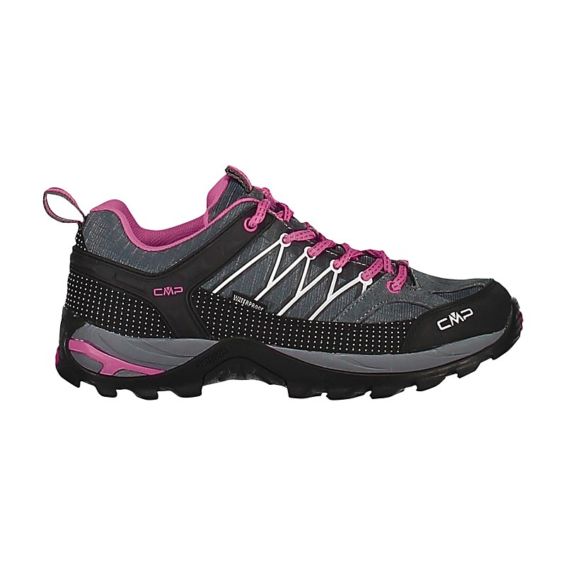 CMP Damen-Wanderschuhe Rigel Low WP, grey-fuxia-ice, Größe 42