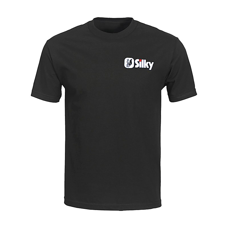 Silky T-Shirt, schwarz, Größe S