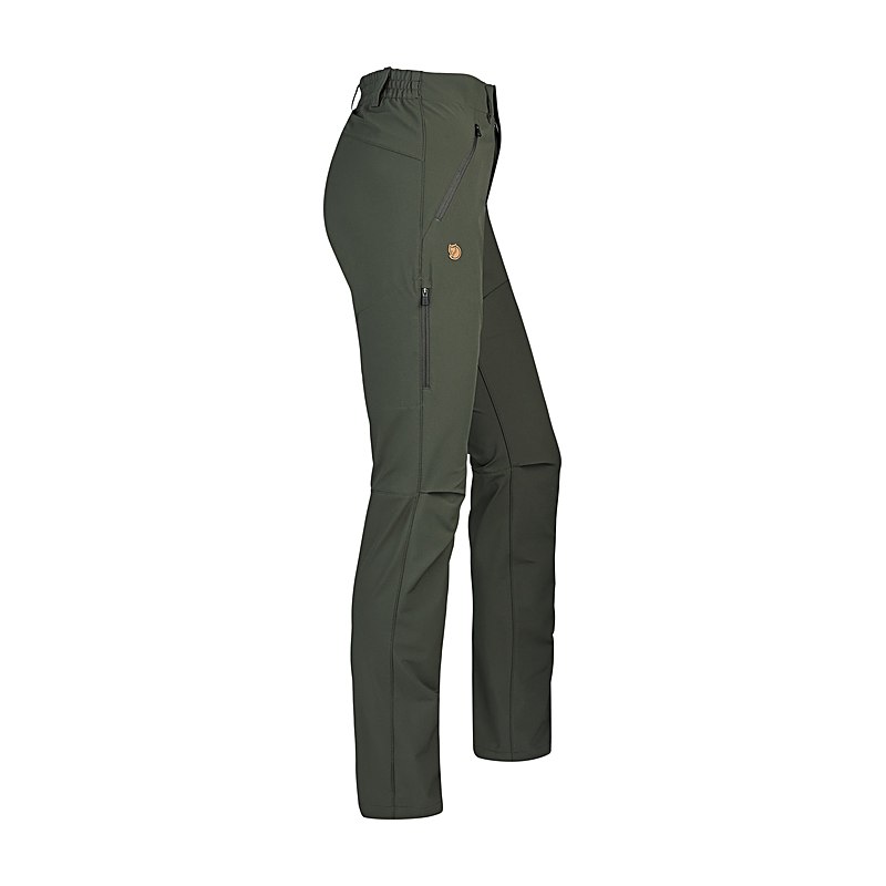 Fjällräven Hose Abisko Trail Stretch Regular, deep forest, Größe 48