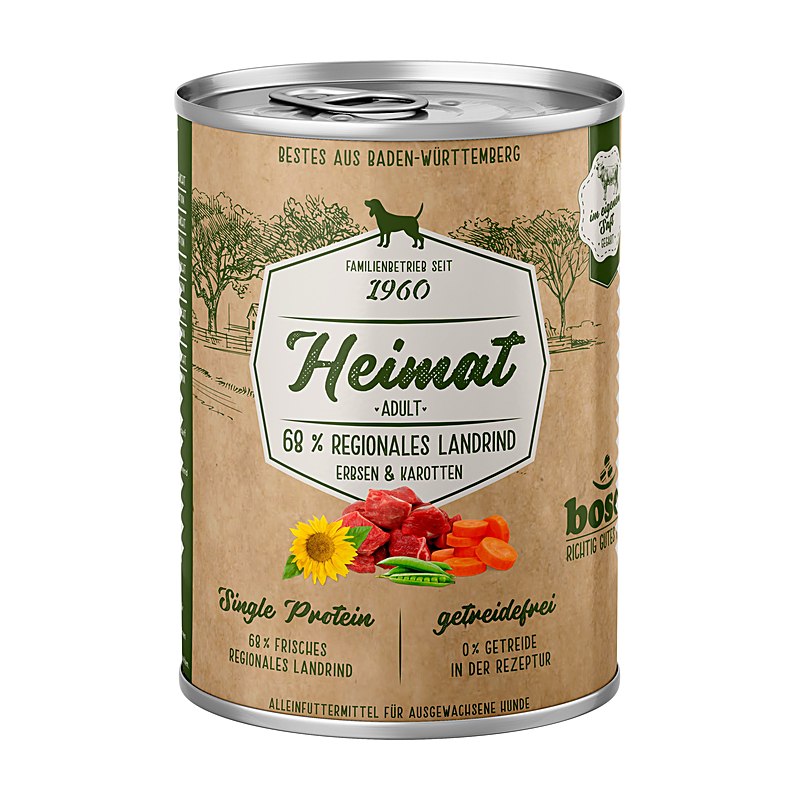 Bosch Heimat Hundefutter Adult Regionales Landrind