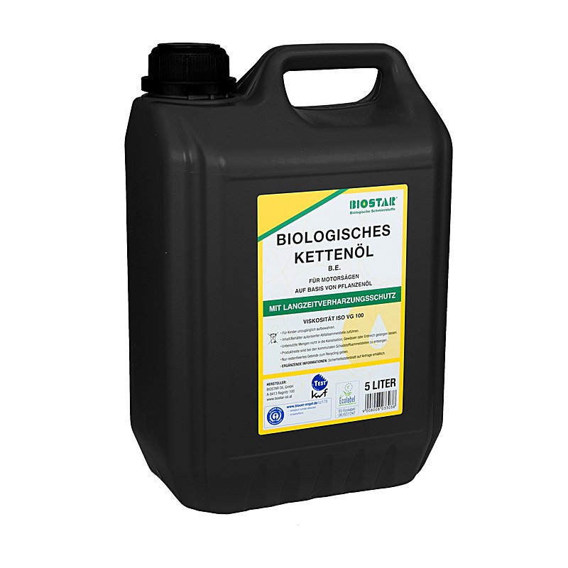 Biostar Kettenöl Eco 100, 5-Liter-Kanister