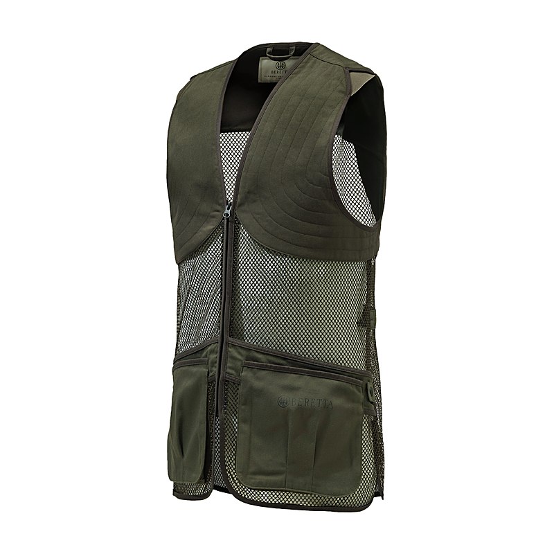 Beretta Schießweste Full Mesh, green moss, Größe XXL
