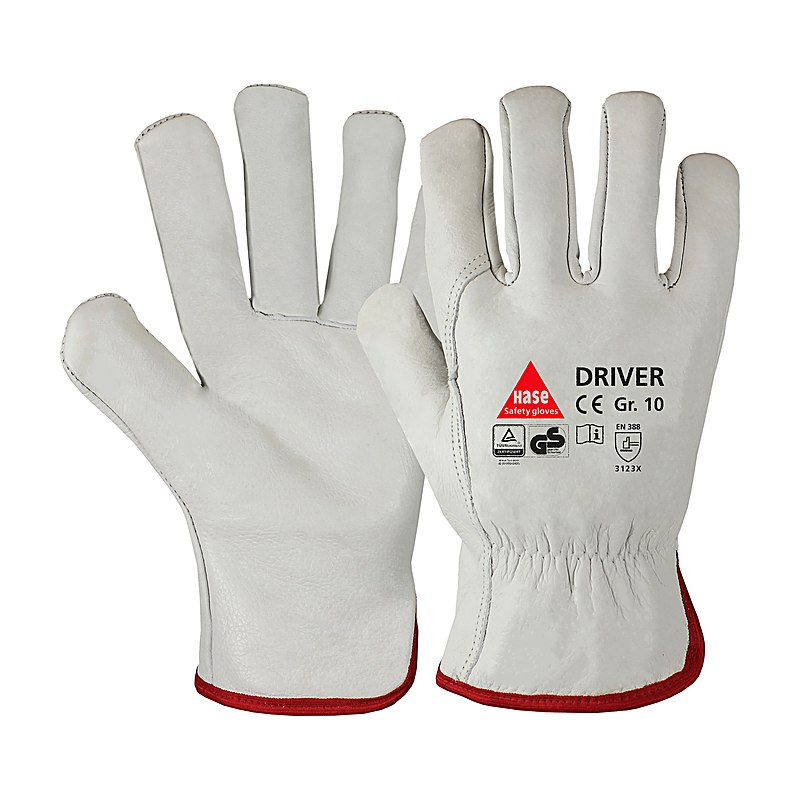 Hase Handschuhe Driver, natur, Größe 9