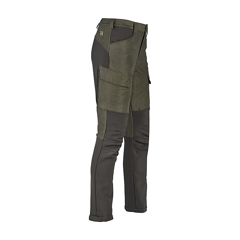 Härkila Hose Scandinavian, willow green-deep brown, Größe 52