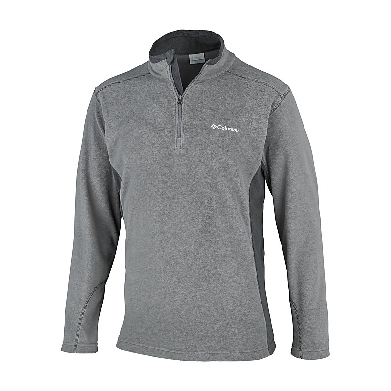 Columbia Herren-Fleecepullover Klamath Range II Half Zip, city grey-shark, Größe L