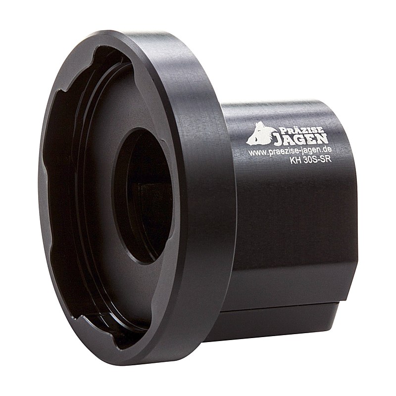 Präzise Jagen Klemmhülse, Durchmesser 30 mm mit Swarovski-Schiene
