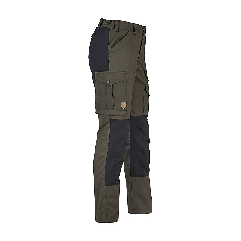 Hubertus Hose OS1200 mit Besatz, oliv-braun, Größe 52