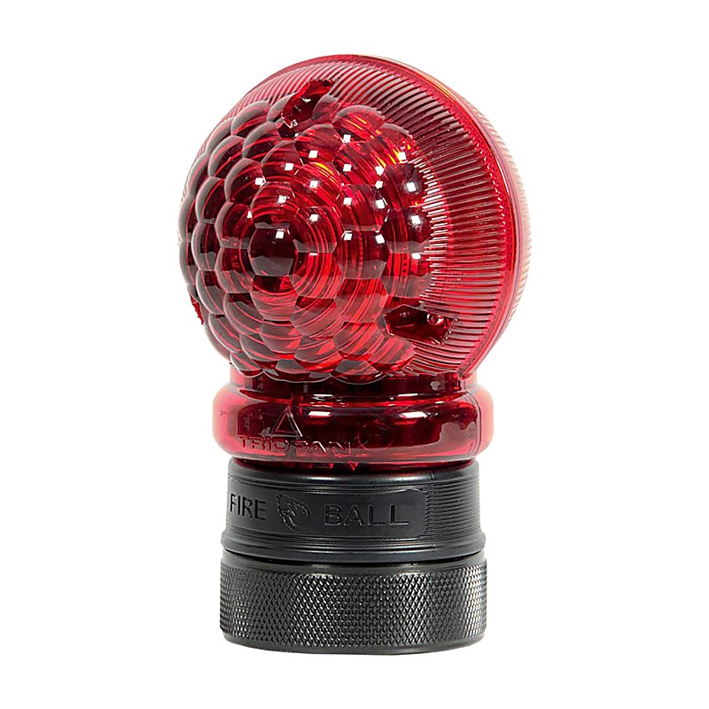 Warnblitzleuchte Fireball, rot