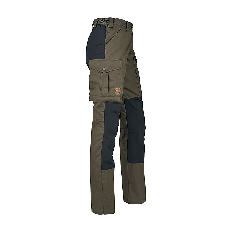 Hubertus Hose OS1200 mit Besatz, oliv-braun, Größe 54