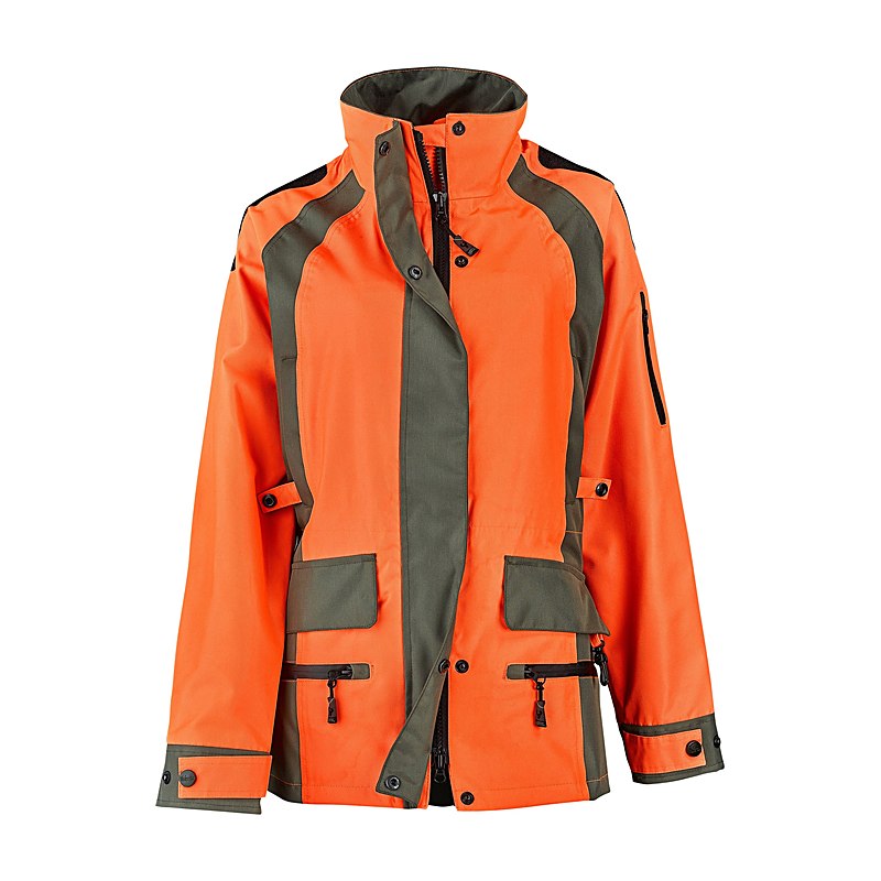 Hubertus Damen-Hundeführerjacke Dog Keeper, oliv-orange, Größe 52