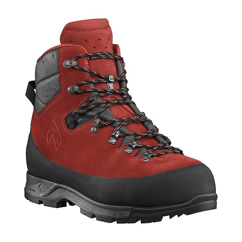 Haix Schnittschutzstiefel Protector Forest 2.1 GTX Mid, rot, Größe 9,5