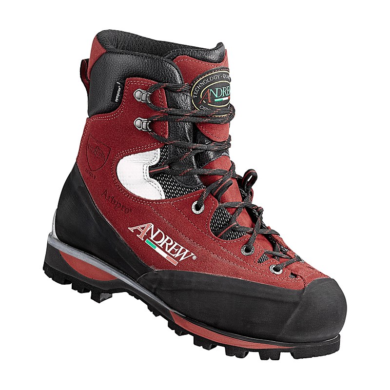 Arbpro Schnittschutzstiefel Cervino Wood TG, rot, Größe 46