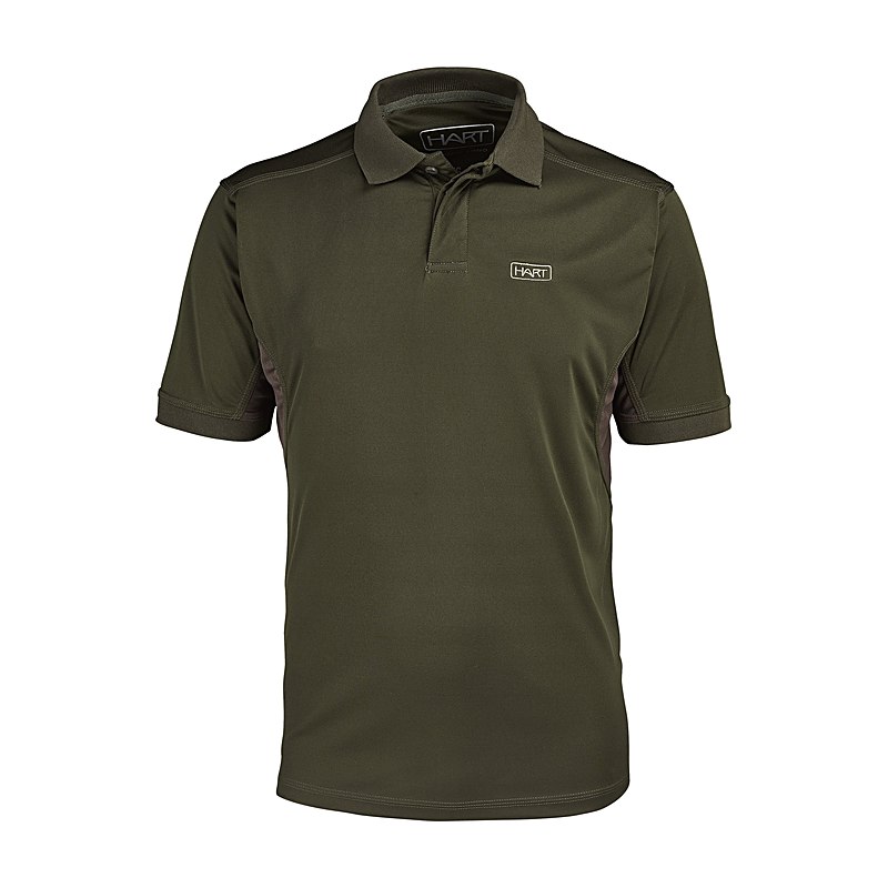 Hart Poloshirt Lasa, oliv-braun, Größe XXL