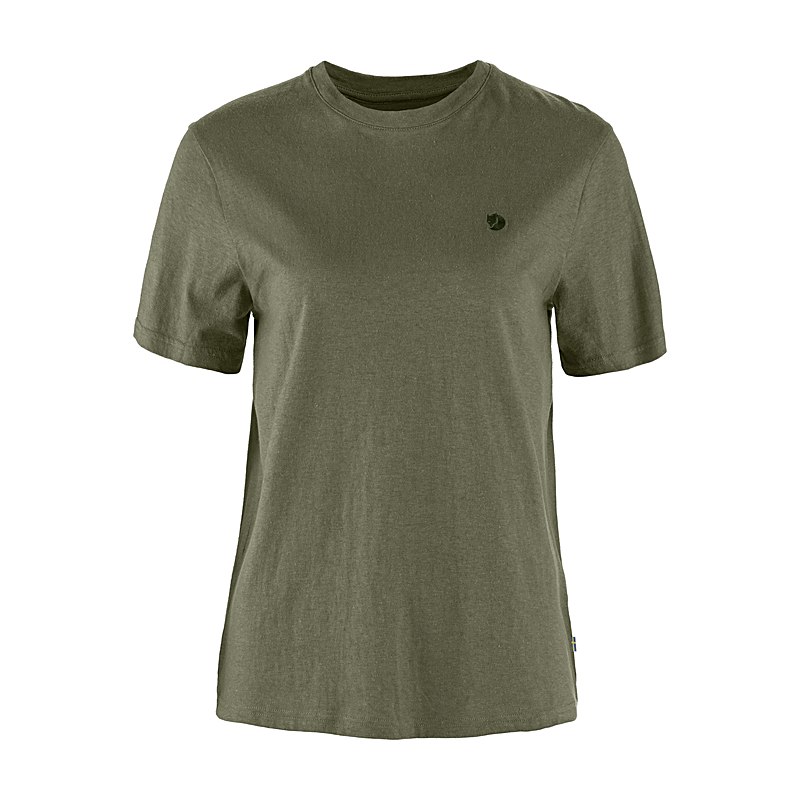 Fjällräven T-Shirt Hemp Blend, green, Größe S