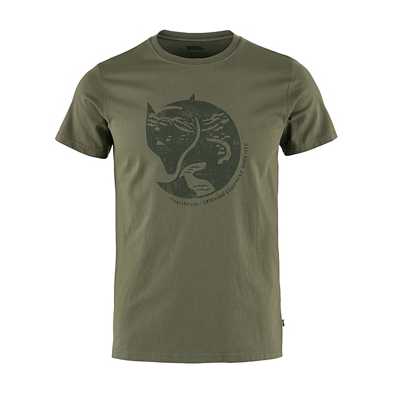 Fjällräven Herren-T-Shirt Arctic Fox, laurel green, Größe XXL