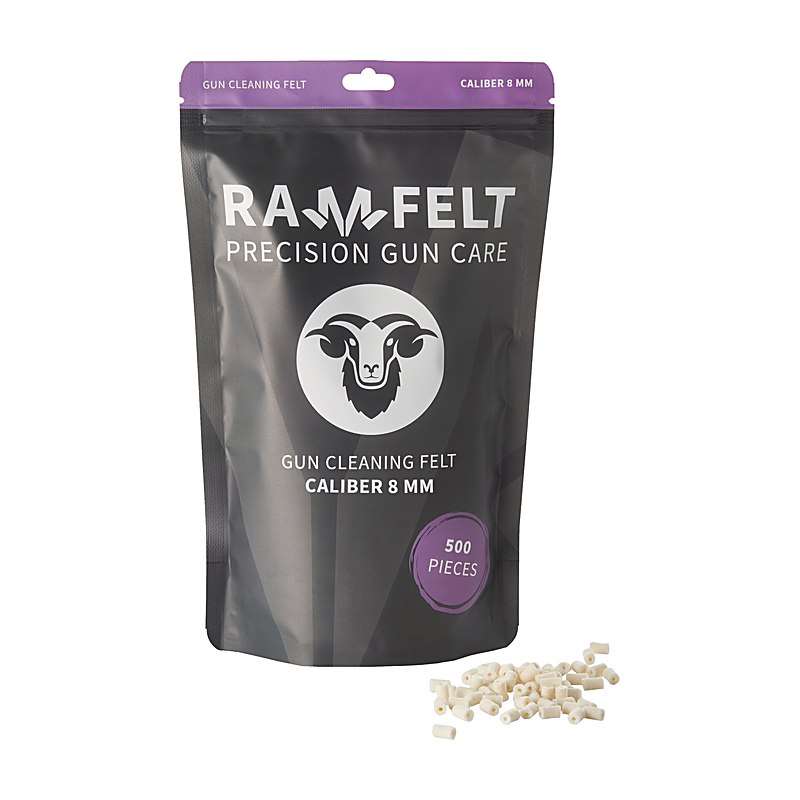 Ramfelt Laufreiniger für Büchsen, Kaliber 8 mm (.32), 500 Stück