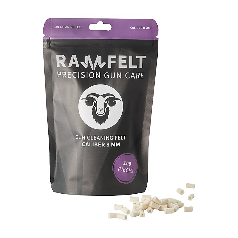 Ramfelt Laufreiniger für Büchsen, Kaliber 8 mm (.32), 100 Stück