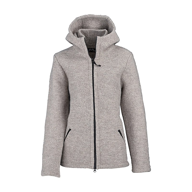 Mufflon Damenjacke Jula, stone, Größe S