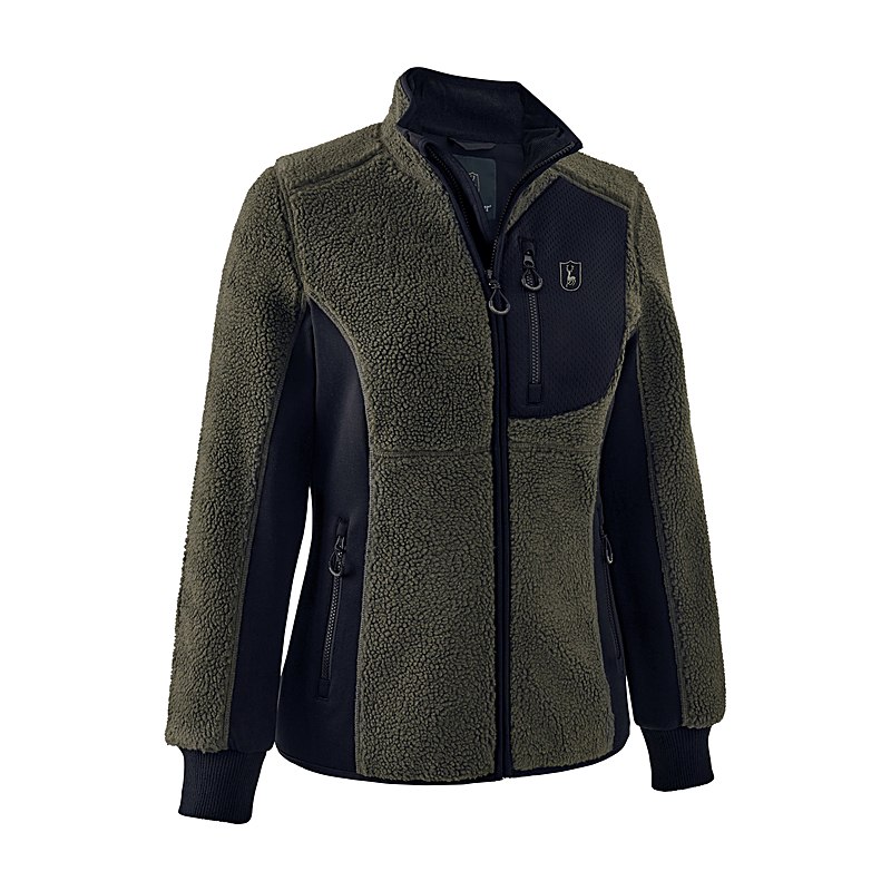 Deerhunter Faserpelzjacke Lady Roja, adventure green, Größe 44