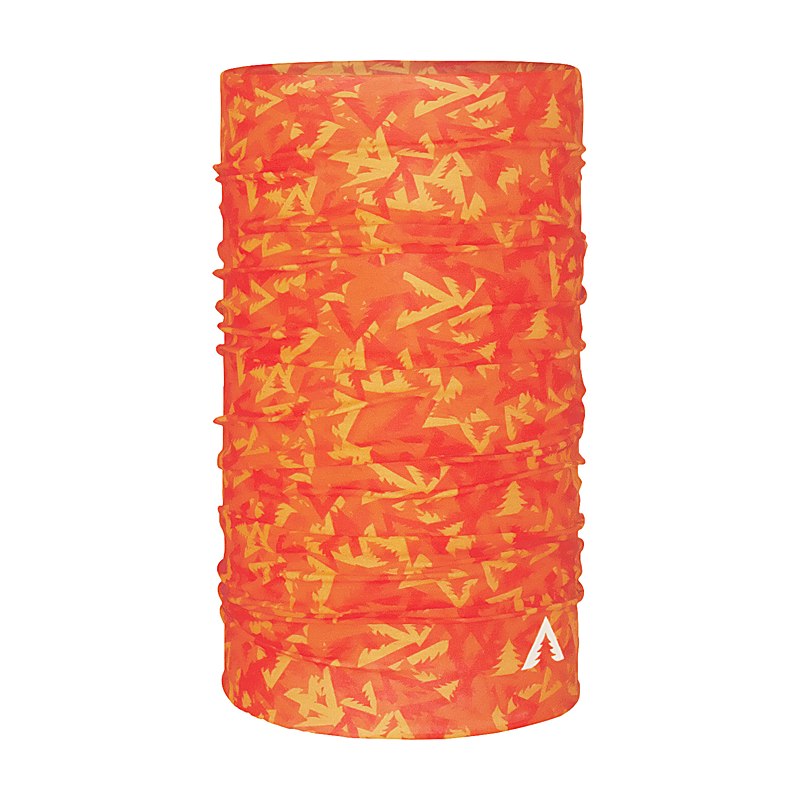 GRUBE Multifunktionstuch, Logomark camo-orange, Größe one size
