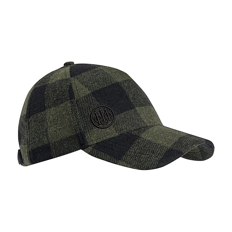 Beretta Cap Lodge Checkered, green moss check, Größe one size