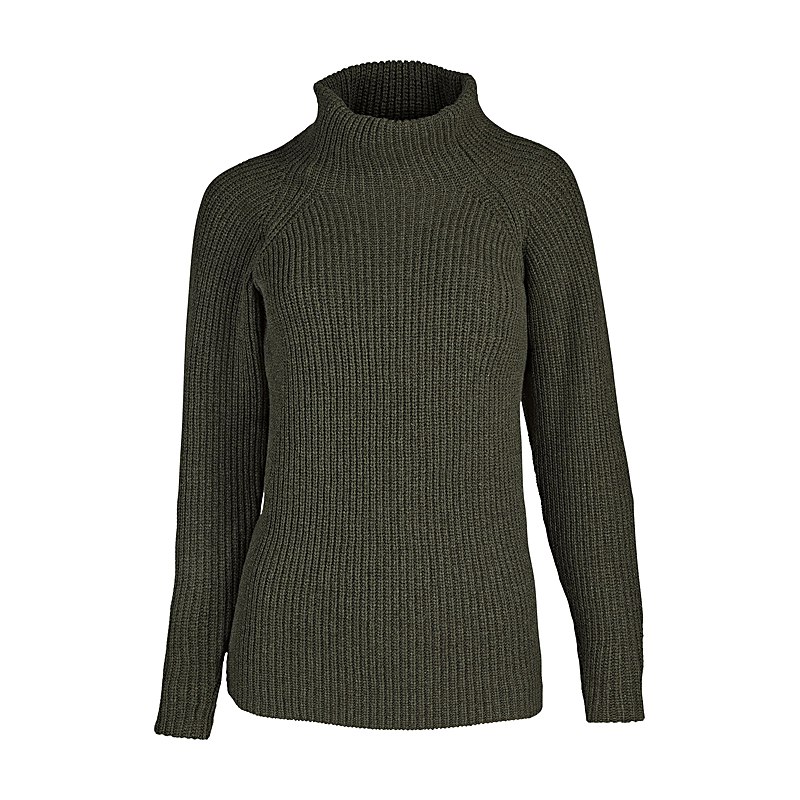 Foresta Pullover Rundhals Rebecca, oliv, Größe 46