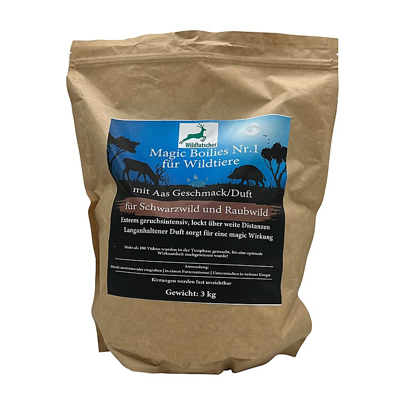 Wildlutscher Boilies Magic, Aas