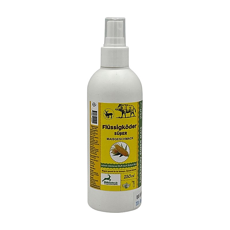 Wildlutscher Flüssigköder Süßer Maissirup, 250-ml-Flasche