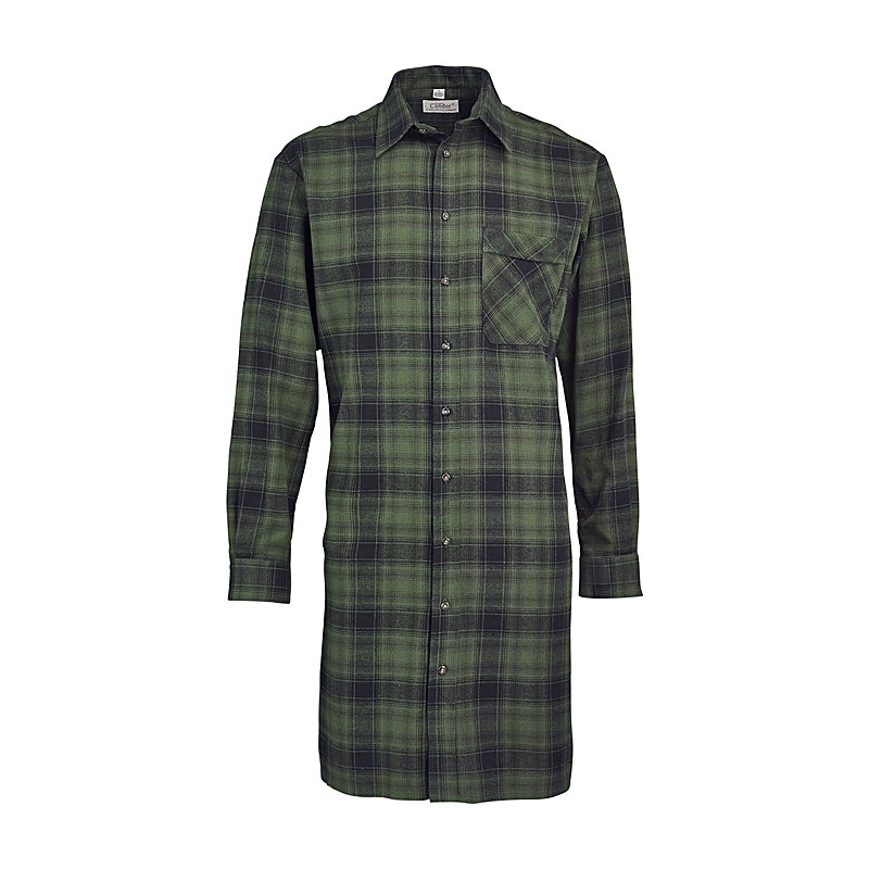 Condor Langarmhemd Flanell 105 cm, oliv, Größe 41/42