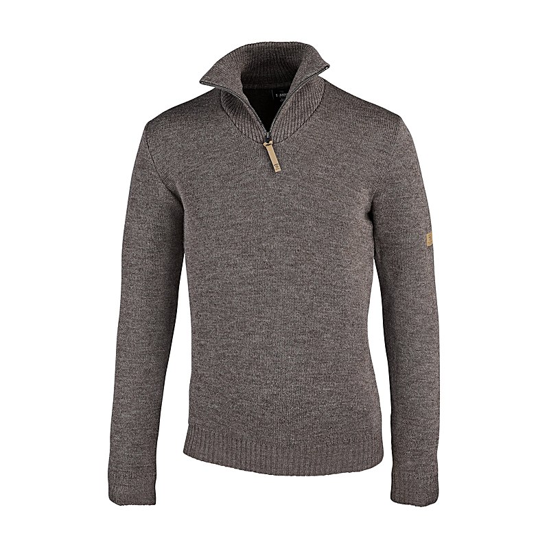 Ivanhoe Pullover NLS Elm Half Zip, nutmeg, Größe 3XL