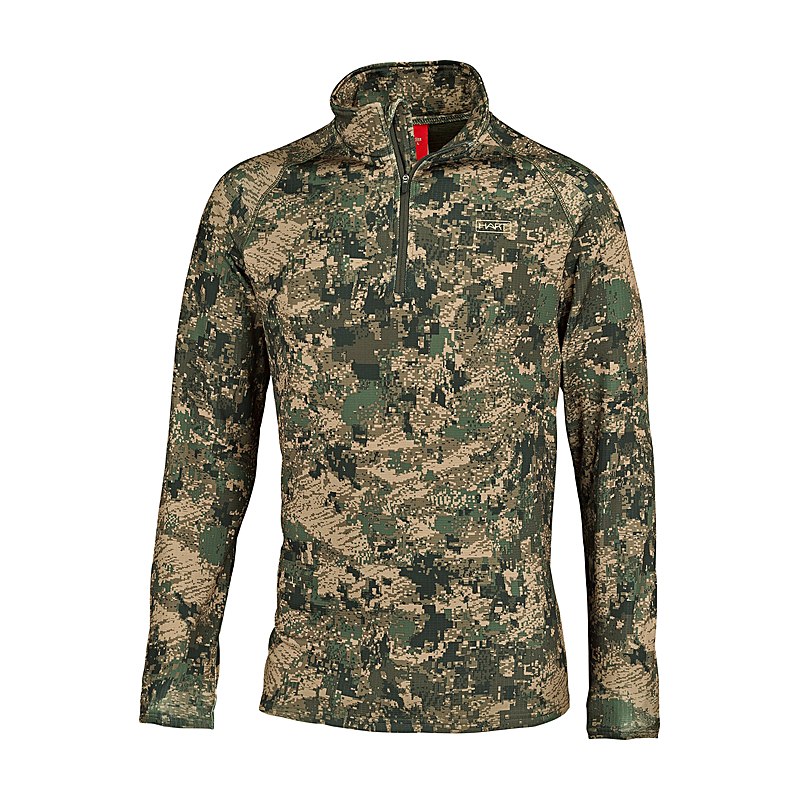 Hart Langarmshirt H-Trail-ZN, pixel forest, Größe XXL