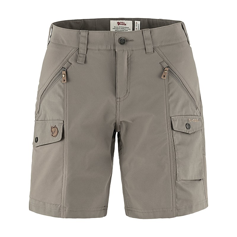 Fjällräven Damenshorts Nikka Curved, suede brown, Größe 46