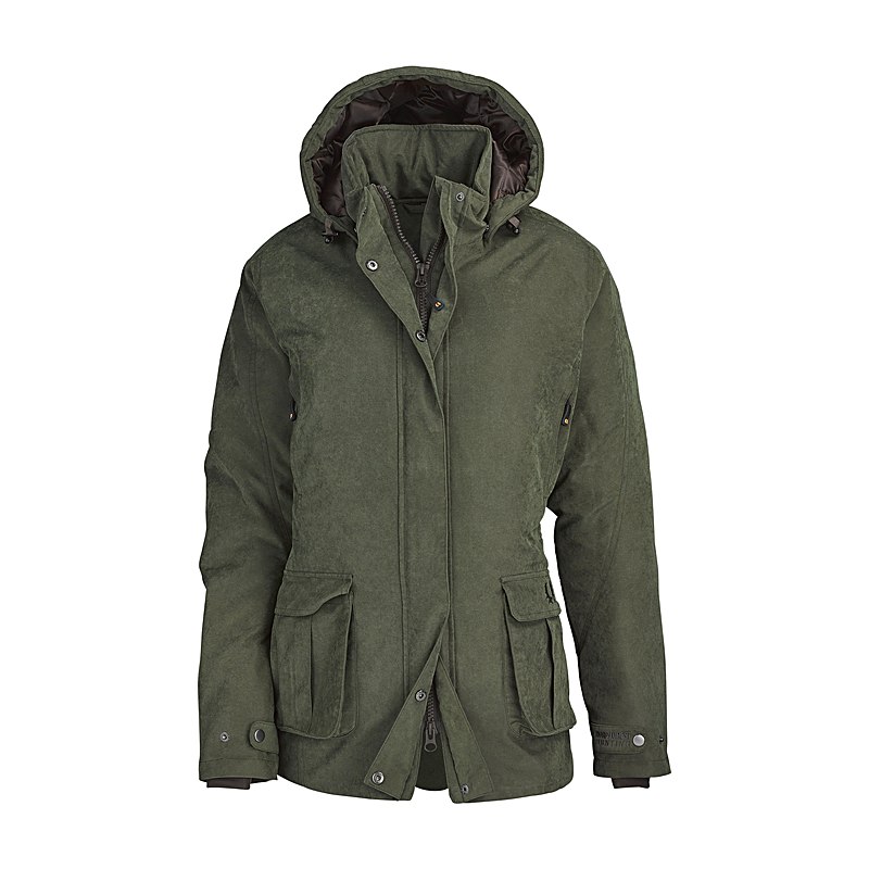 Nordforest Hunting Winterjagdjacke Arinna, oliv, Größe 36