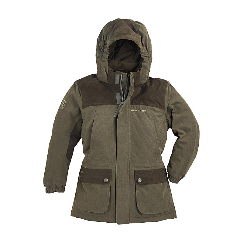 Deerhunter Winterjacke Youth Eagle, tarmac green, Größe 116