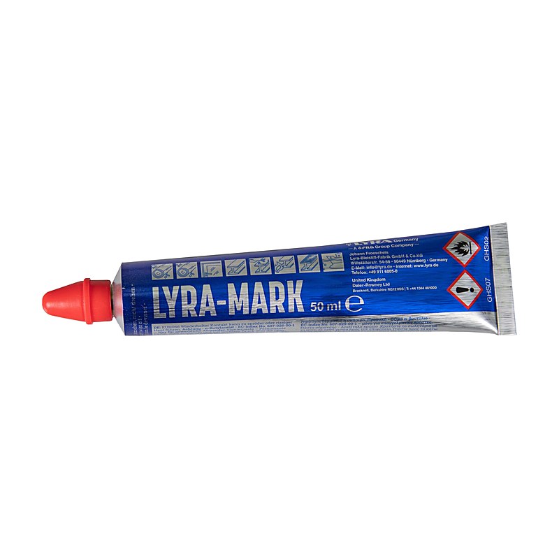Lyra-Mark Markierungsfarbtube, rot