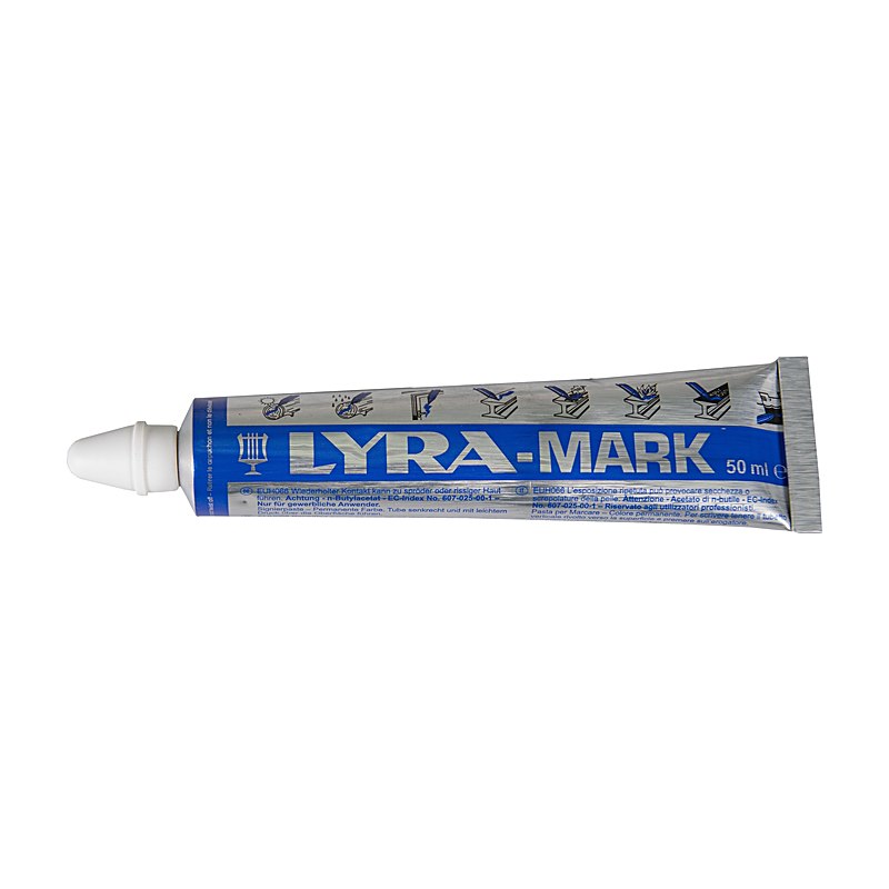 Lyra-Mark Markierungsfarbtube, weiß
