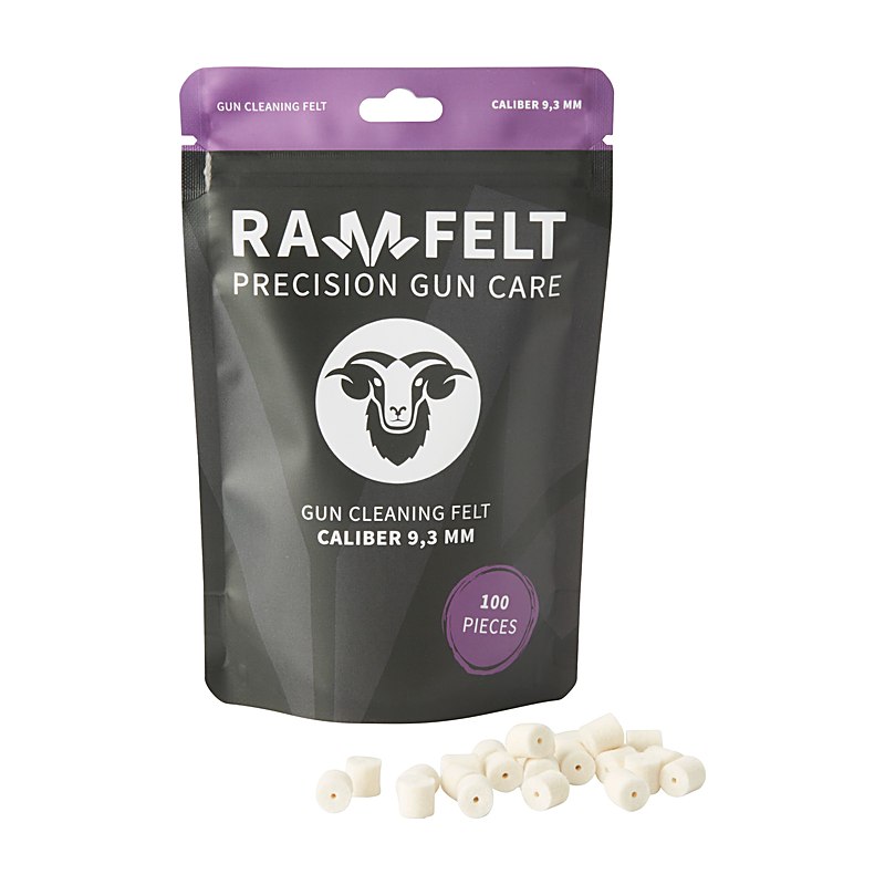 Ramfelt Laufreiniger für Büchsen, Kaliber 9,3 mm (.366), 100 Stück