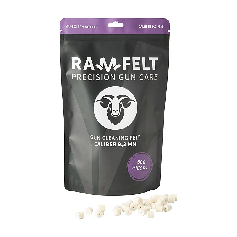 Ramfelt Laufreiniger für Büchsen, Kaliber 9,3 mm (.366), 500 Stück