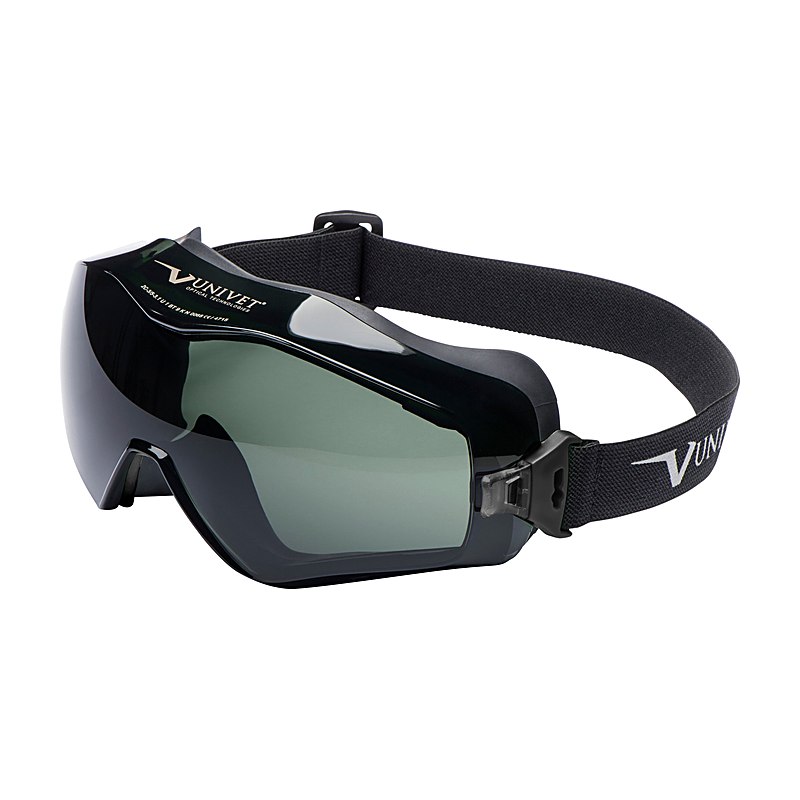 Univet Vollsichtbrille 6X3, schwarz