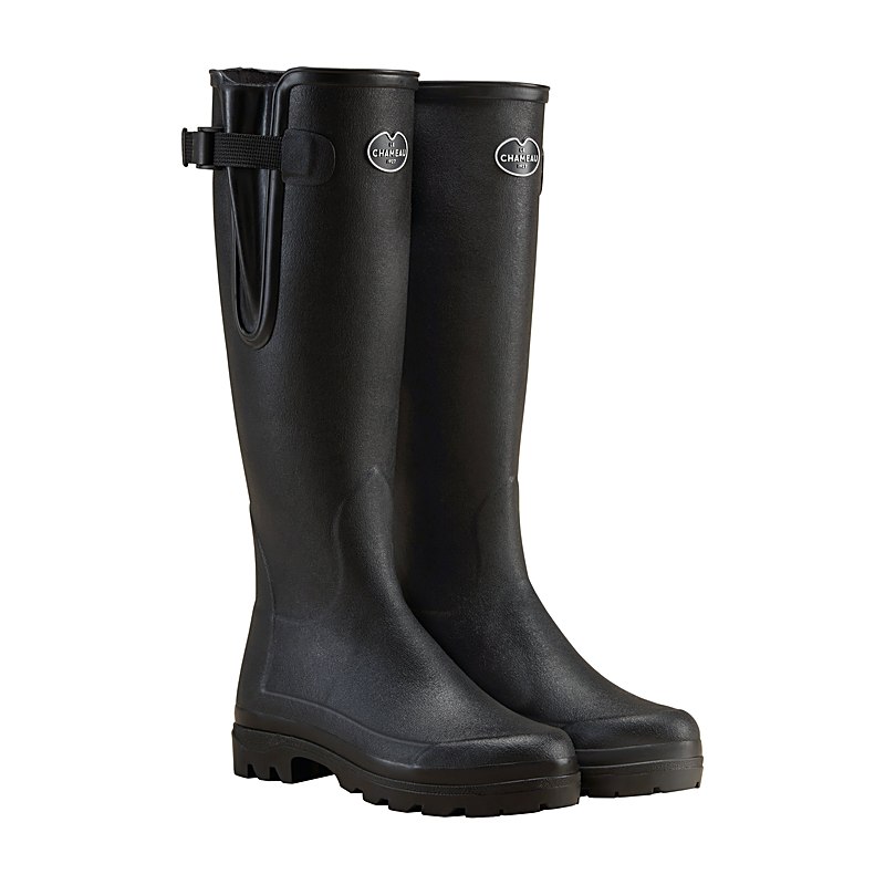 Le Chameau Damen-Wintergummistiefel Vierzonord, noir, Größe 36