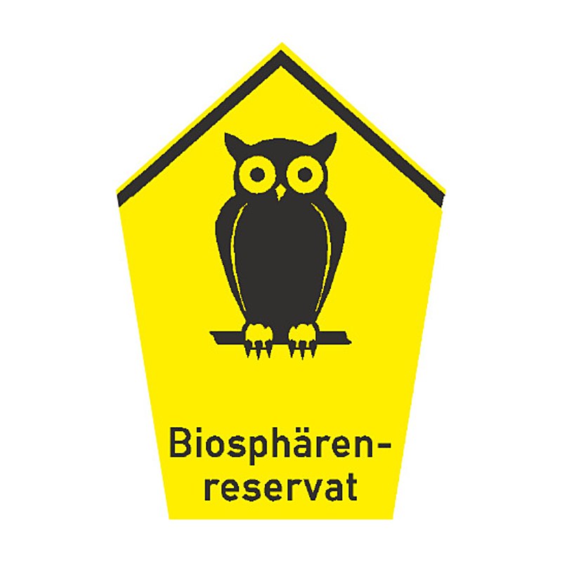 Naturschutztafel mit Symbol Waldohreule, Mit Wunschtext