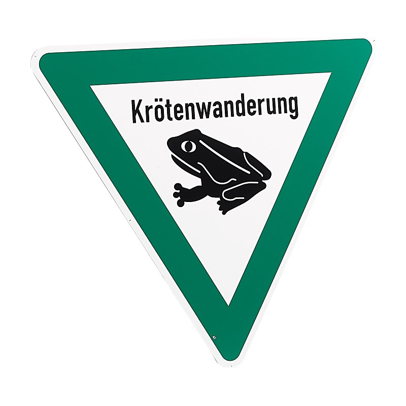 Schild Krötenwanderung