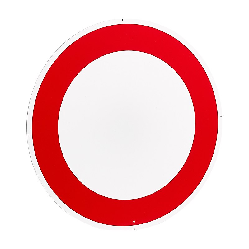 Schild Verbot für Fahrzeuge aller Art
