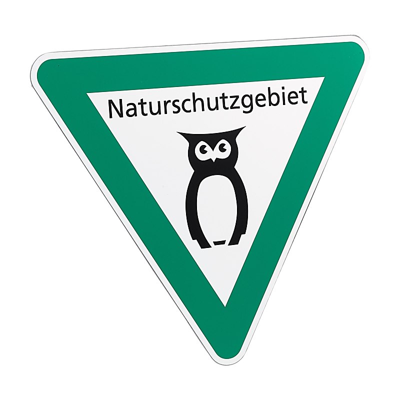 Schild Naturschutzgebiet