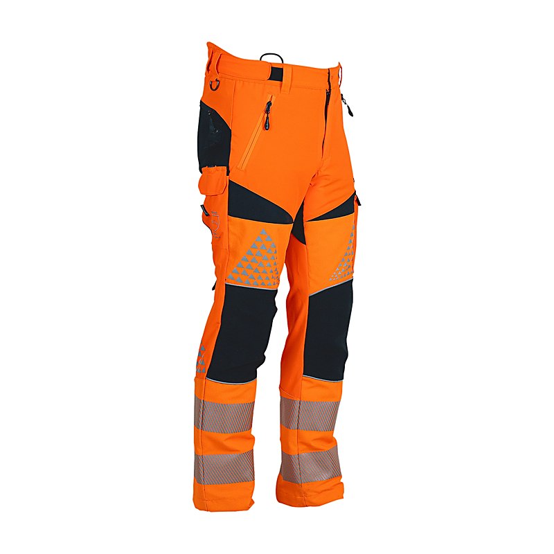 Timbermen Schnittschutz-Bundhose Allround Hi-Vis, orange, Größe XS